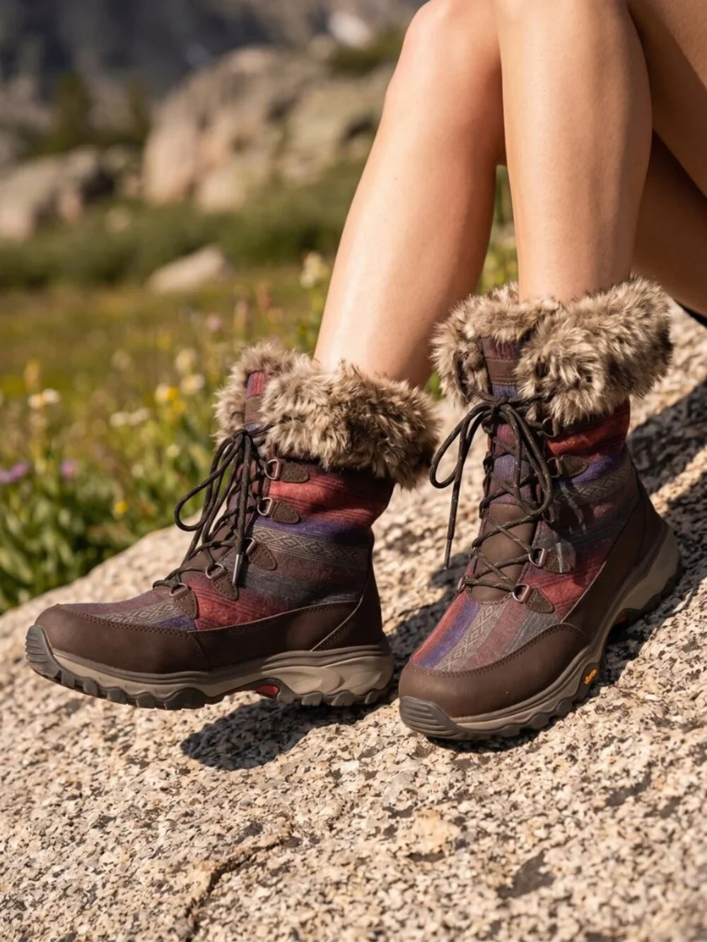 Eddie Bauer Solstice Fur winter boots